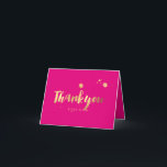 Tarjeta De Agradecimiento PixDezines Bat Mitzvah/Gracias/DIY color<br><div class="desc">PixDezines, oh mitzvah de murciélago de fotos elegante y clásico en color rosa caliente DIY y falso oro Estrella de David y letra de guión elegante en falso Relieve metalizado de oro. La foto y el marco también pueden ser borrados. Copyright © 2012-2016 PixDezines.com™ y PixDezines™ en zazzle.com Todos los...</div>
