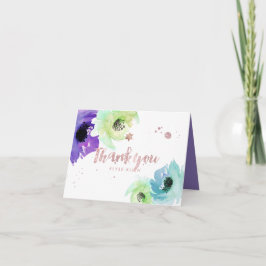 Tarjeta De Agradecimiento PixDezines Bat Mitzvah/Gracias/DIY color