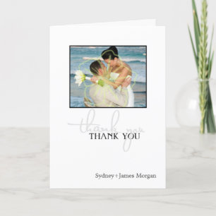 Tarjeta De Agradecimiento PixDezines Classic Photo Thank You cards