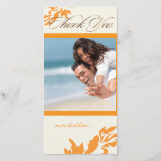 Tarjeta De Agradecimiento PixDezines Damask 12/Gracias