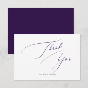 Tarjeta De Agradecimiento PixDezines Elegant Luxe Caligraphy