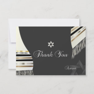 Tarjeta De Agradecimiento PixDezines tallit mitzvah