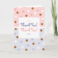 Pixie Polka Dots Twin Gracias Notecard