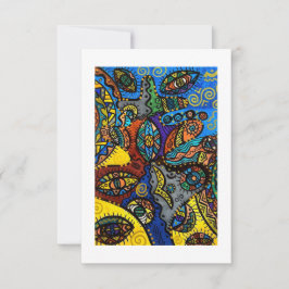 Tarjeta de agradecimiento plana