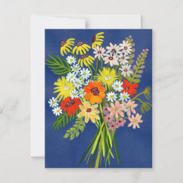 Tarjeta de agradecimiento plana