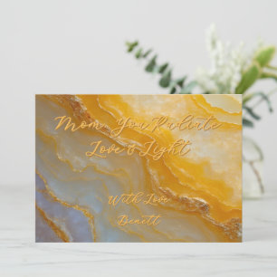 Tarjeta de agradecimiento plana