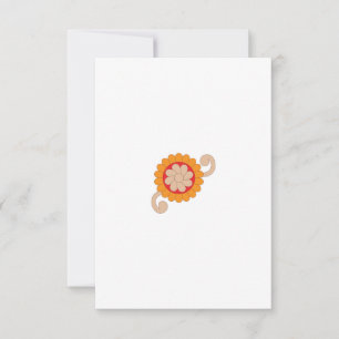 Tarjeta de agradecimiento plana