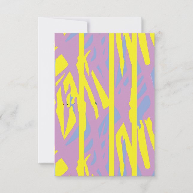 Tarjeta de agradecimiento plana (Anverso)