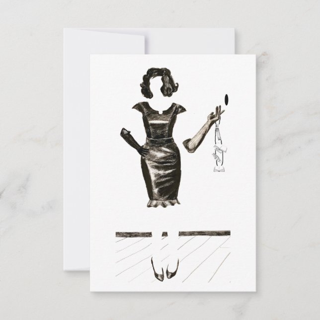 Tarjeta de agradecimiento plana (Anverso)