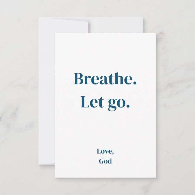 Tarjeta de agradecimiento plana (Anverso)