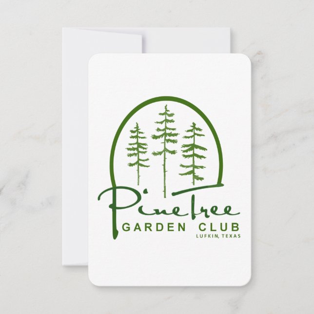 Tarjeta de agradecimiento plana (Anverso)