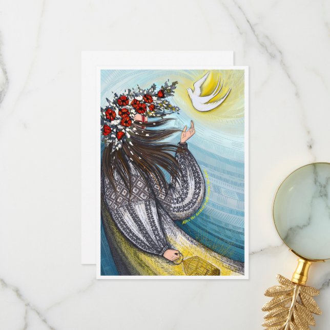 Tarjeta de agradecimiento plana (Anverso/Reverso In Situ)