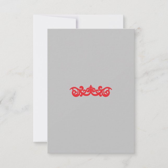 Tarjeta de agradecimiento plana (Anverso)