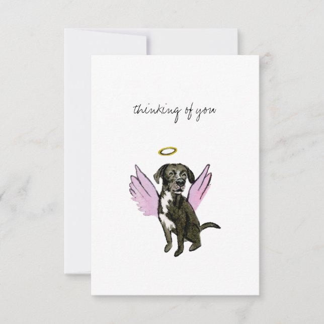 Tarjeta de agradecimiento plana (Anverso)