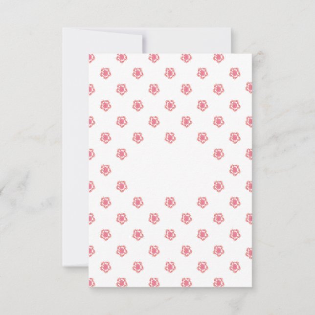 Tarjeta de agradecimiento plana (Anverso)