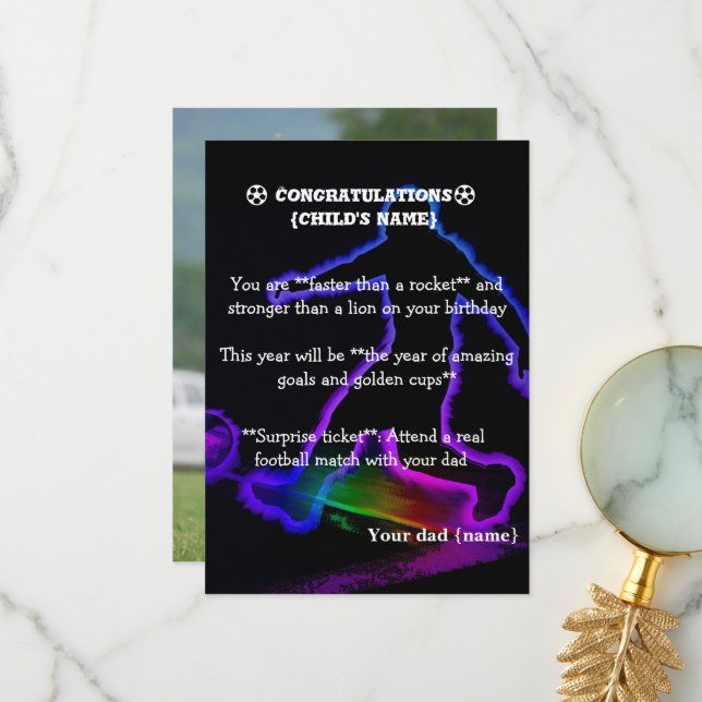 Tarjeta de agradecimiento plana (Anverso/Reverso In Situ)