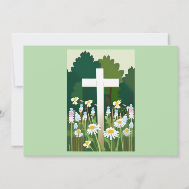 Tarjeta de agradecimiento plana (Anverso)