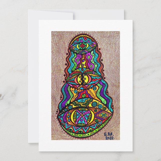 Tarjeta de agradecimiento plana (Anverso)