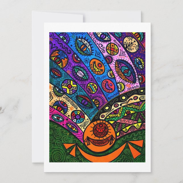 Tarjeta de agradecimiento plana (Anverso)