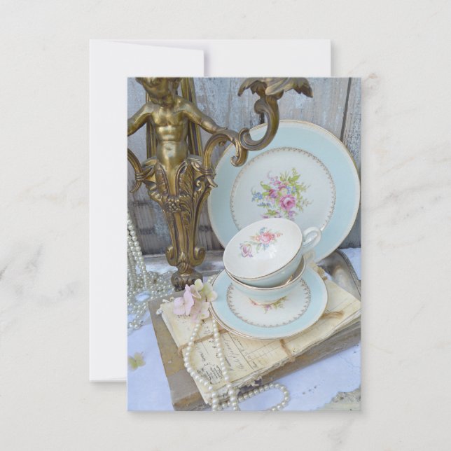 Tarjeta de agradecimiento plana (Anverso)