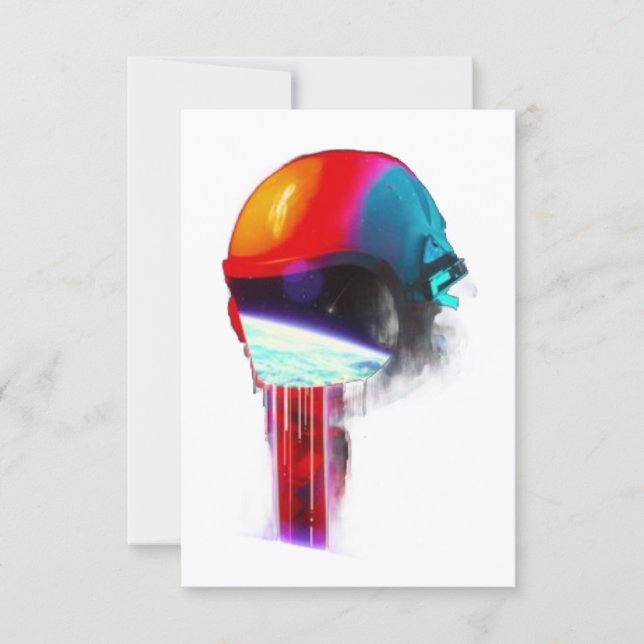 Tarjeta de agradecimiento plana (Anverso)