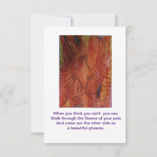 Tarjeta de agradecimiento plana