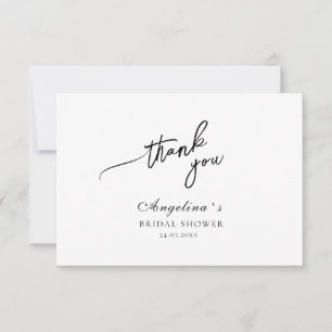 Tarjeta de agradecimiento plana