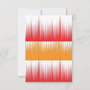 Tarjeta de agradecimiento plana