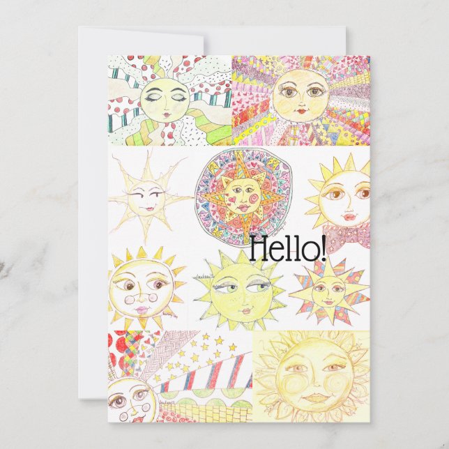 Tarjeta de agradecimiento plana 2022 - Suns (Anverso)