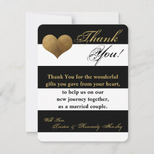 Tarjeta de agradecimiento plana 4x5 raya moderna n