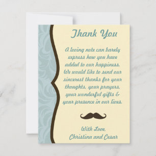 Tarjeta de agradecimiento plana 4x5 Te dejo un big