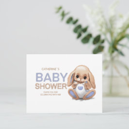 Tarjeta de agradecimiento plana Baby Shower