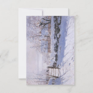 Tarjeta de agradecimiento plana Claude Monet The M