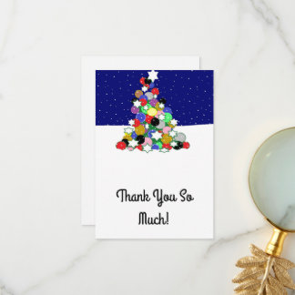 Tarjeta de agradecimiento plana de 3,5" x 5"