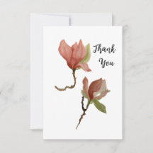 Tarjeta de agradecimiento plana de 3,5" x 5"