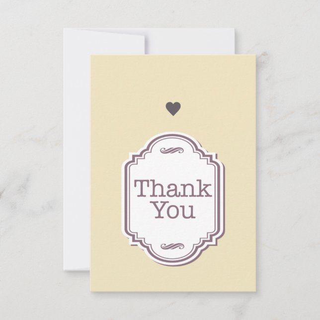 Tarjeta de agradecimiento plana de 3,5" x 5" (Anverso)