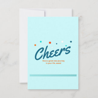 Tarjeta de agradecimiento plana de 3,5" x 5"