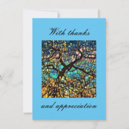 Tarjeta de agradecimiento plana de 4,5" x 6,25"