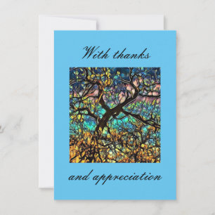 Tarjeta de agradecimiento plana de 4,5" x 6,25"