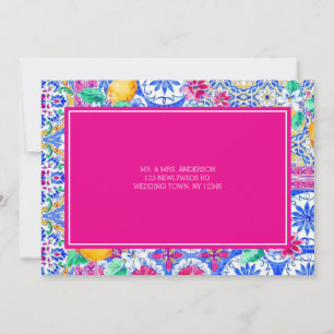 Tarjeta de agradecimiento plana de acuarela de lim