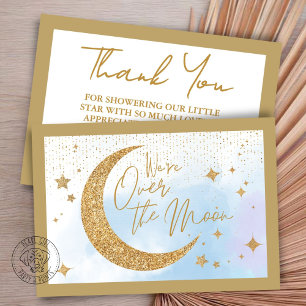 Tarjeta de agradecimiento plana de Baby Shower Ove