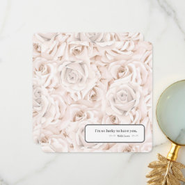 Tarjeta de agradecimiento plana de Flickermue