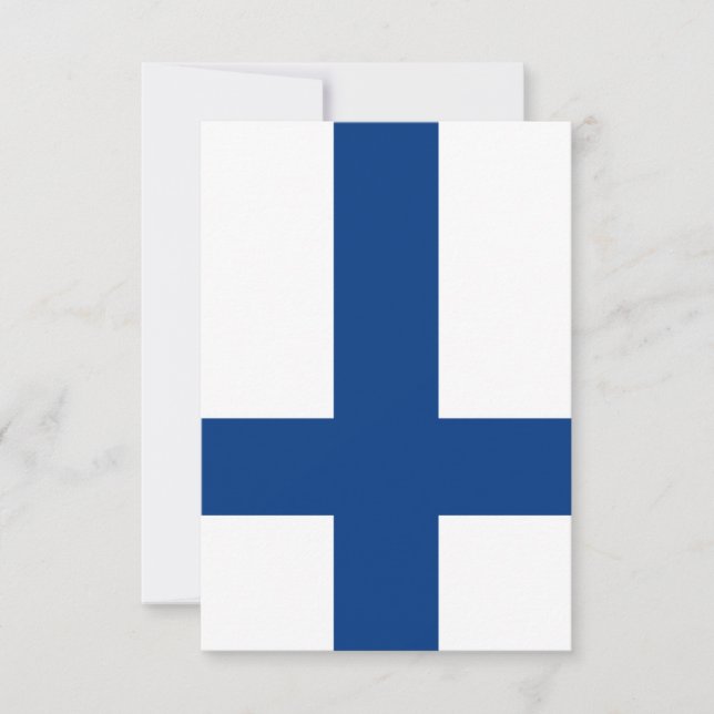 Tarjeta de agradecimiento plana de la bandera de F (Anverso)