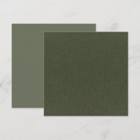 Tarjeta de agradecimiento plana de musgo verde tex