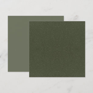Tarjeta de agradecimiento plana de musgo verde tex