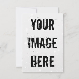 Tarjeta de agradecimiento plana de Personalizable