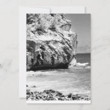 Tarjeta de agradecimiento plana en blanco del acan