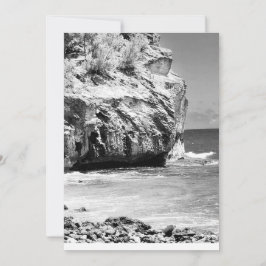 Tarjeta de agradecimiento plana en blanco del acan