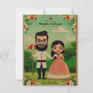 Tarjeta de agradecimiento plana, postal