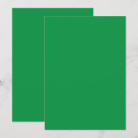 Tarjeta de agradecimiento plana | Verde minimalist